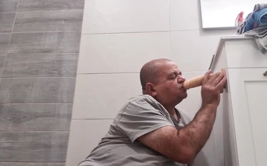 This Dildo Is Great for Sucking - but This Ass Needs Something Harder!