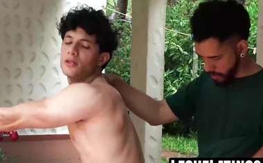 Ayun makes Felix moan hard with ass rimming