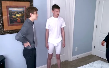 Blonde Gays' Sixty-nine And Mutual Cum Play