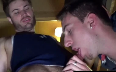 LexoToy presents his ass to Doryann Marquet in a large glory hole