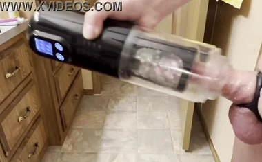 Auto Stroker Sex Toy BJ with orgasm ending