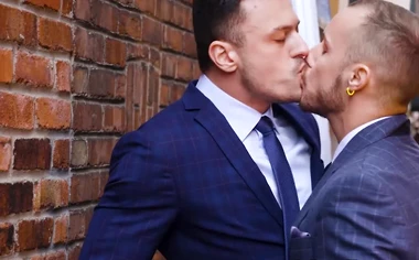 Nate Rose and Zack Mackay savagely breed and cum outdoor