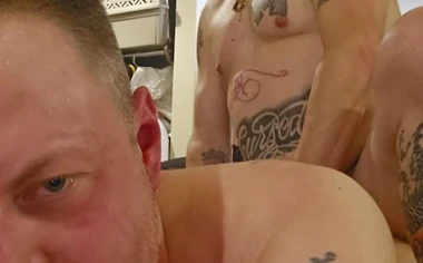 Bareback fuck and pissed in my ass