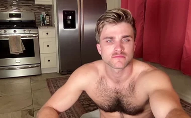 Naked Exercise And Jerk-Off