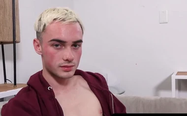 Blond Gay's Face Covered In His Stepbrother's Hot Sticky Cum After A Rough Fuck