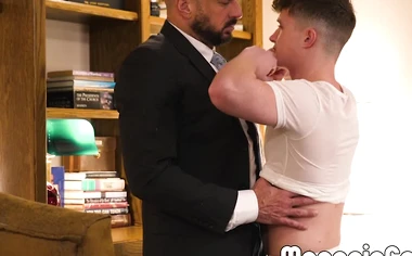 Grant Ducati takes Marco Napoli big fat dick inside his little pucker