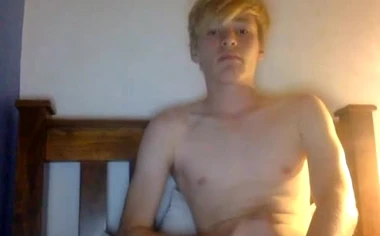 Fit blonde webcam wank