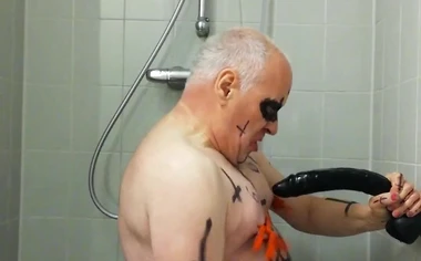 Satan Slave Takes a Delicious Urine Enema