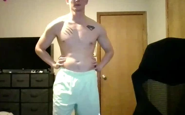 Blond Guy Shows-off Dick and Ass